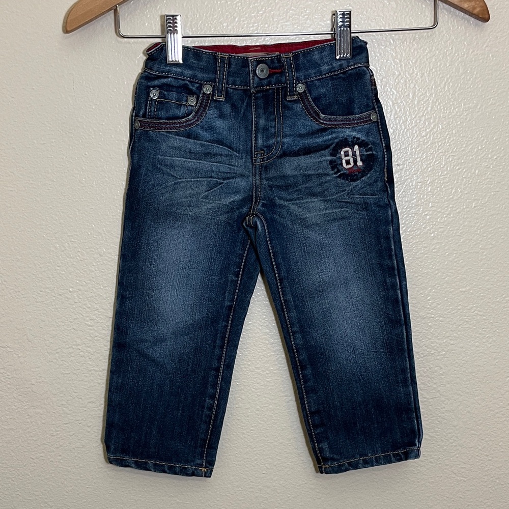 Guess Kids Blue Jeans with Embroidered 81